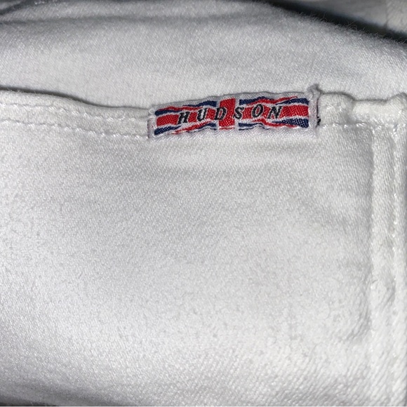 Hudson Jeans Women's White Nico Super Skinny Mid Rise Denim Pants Size 25 - Picture 9 of 10